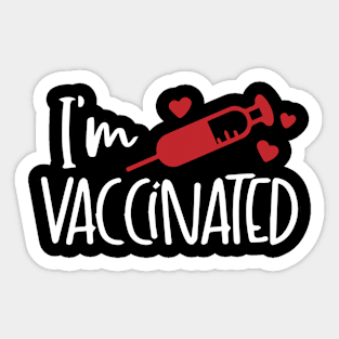 I Am Vaxed Sticker